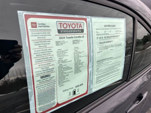 Certified 2024 Toyota Corolla LE image 25