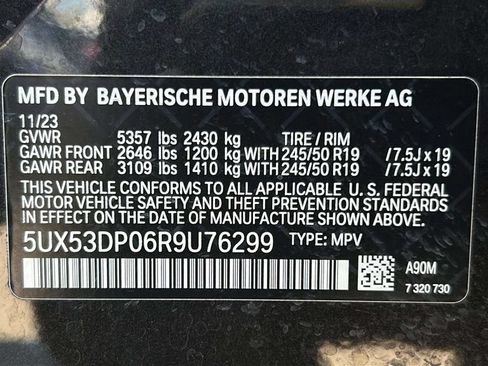 Used 2024 BMW X3 xDrive30i w/ Convenience Package AWD/4WD image 10