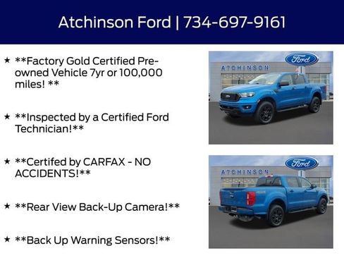 Certified 2022 Ford Ranger XLT w/ Equipment Group 302A High image 4