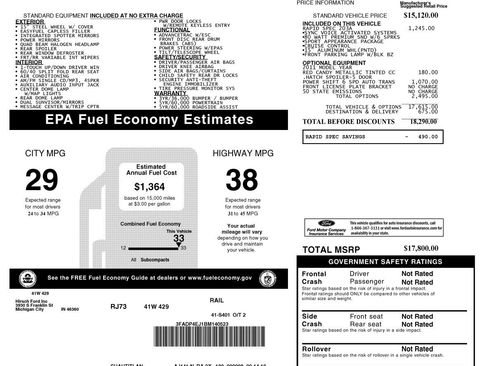 Used 2011 Ford Fiesta SE w/ 203A Rapid Spec Order Code FWD image 14