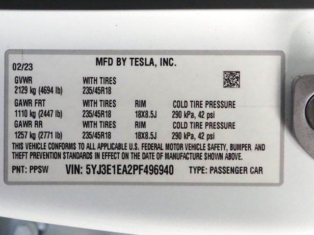 Used 2023 Tesla Model 3 RWD image 62