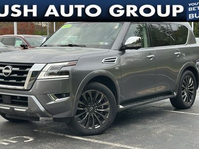 Used 2021 Nissan Armada Platinum w/ Captain's Chairs Package