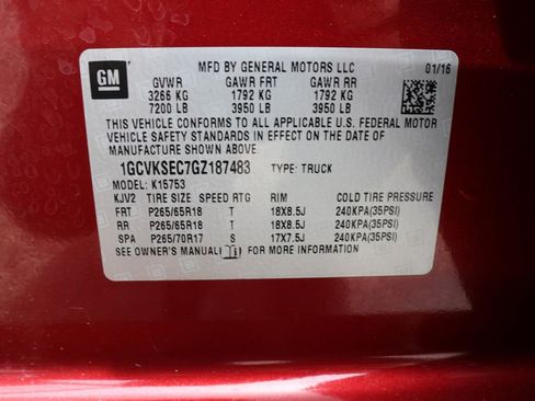 Used 2016 Chevrolet Silverado 1500 LTZ Z71 w/ LTZ Plus Package AWD/4WD image 43