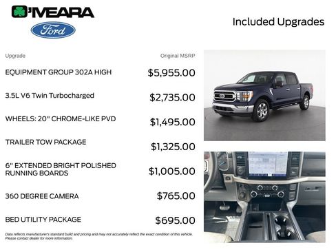 Used 2023 Ford F150 XLT w/ Equipment Group 302A High AWD/4WD image 4