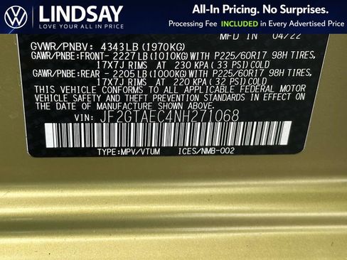 Used 2022 Subaru Crosstrek 2.0i Premium w/ Moonroof Package image 26