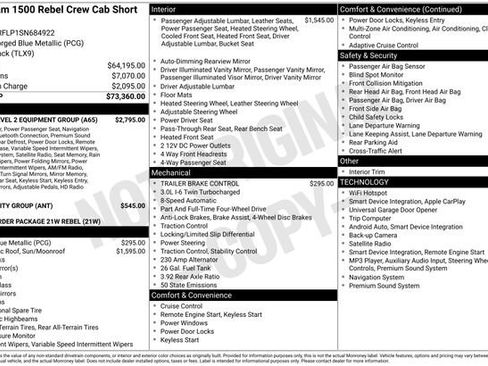 Used 2025 RAM 1500 Rebel w/ Rebel Level 2 Equipment Group AWD/4WD image 15