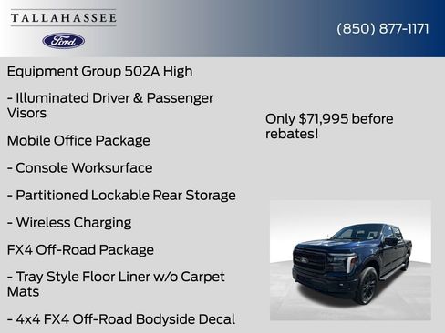 New 2025 Ford F150 Lariat w/ Equipment Group 502A High image 23