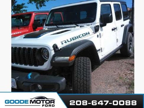 Used 2024 Jeep Wrangler Unlimited Rubicon 4xe AWD/4WD image 1