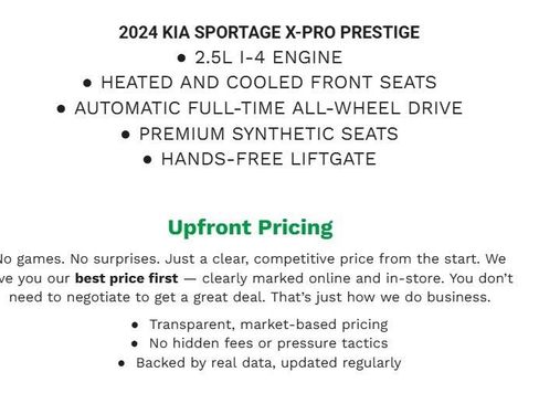 Used 2024 Kia Sportage X-Pro Prestige AWD/4WD image 2