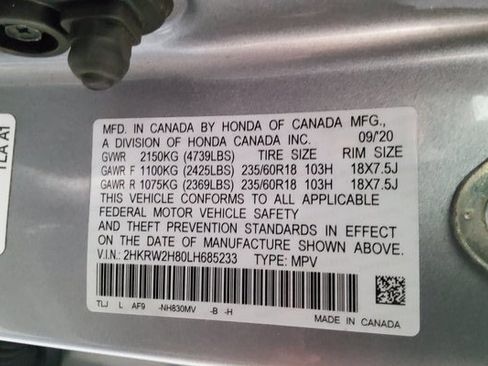 Used 2020 Honda CR-V EX-L image 47