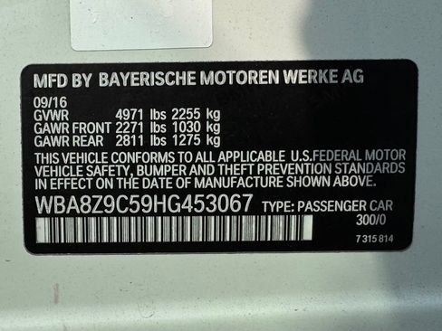 Used 2017 BMW 330i Gran Turismo xDrive AWD/4WD image 13