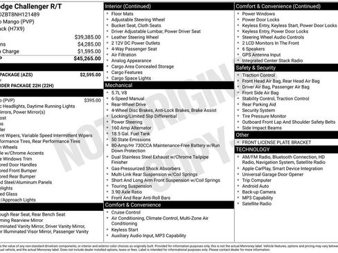 Used 2022 Dodge Challenger R/T w/ Shaker Package image 15