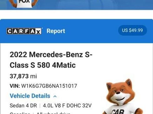 Used 2022 Mercedes-Benz S 580 4MATIC Sedan image 7