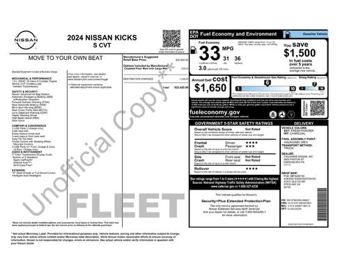 Used 2024 Nissan Kicks S FWD image 16