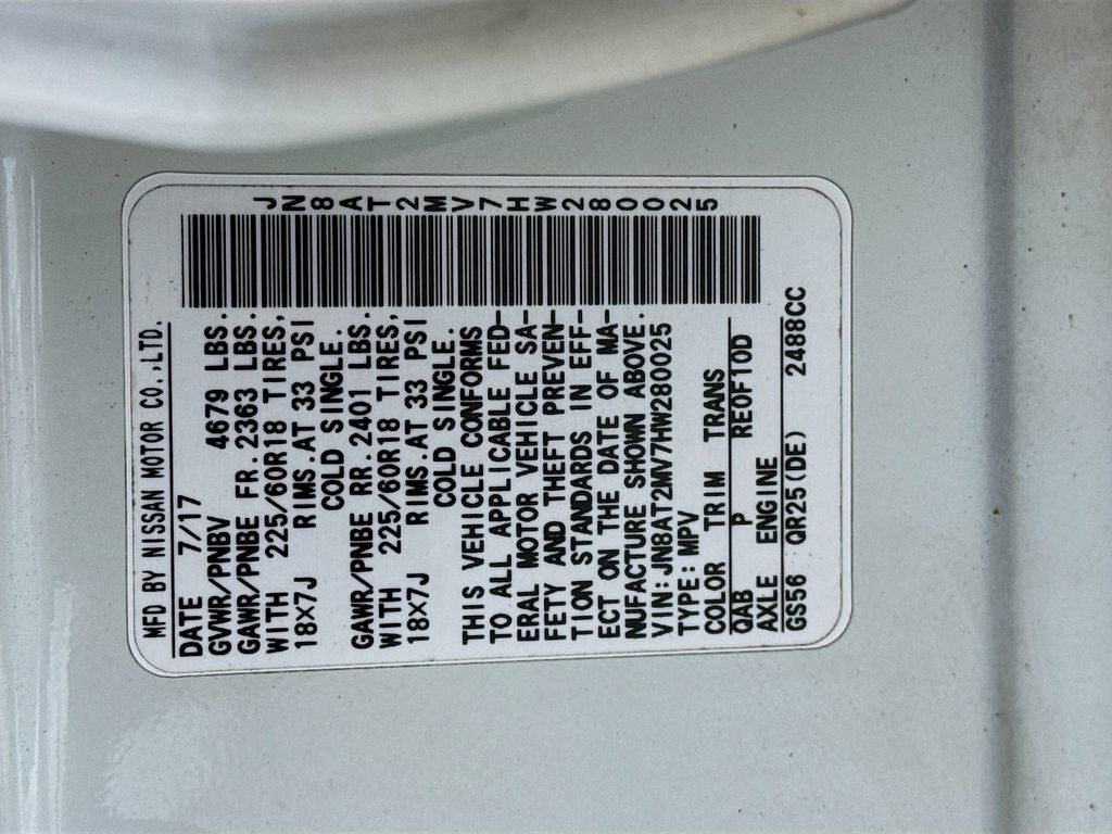 Used 2017 Nissan Rogue SL AWD/4WD image 39