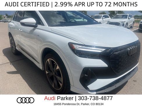 Used 2023 Audi Q4 e-tron Premium Plus w/ Premium Plus AWD/4WD image 2