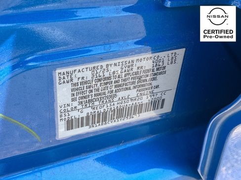 Certified 2025 Nissan Sentra SV FWD image 29