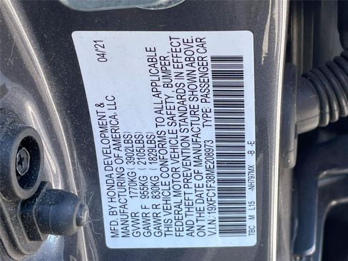 Used 2021 Honda Civic EX image 33