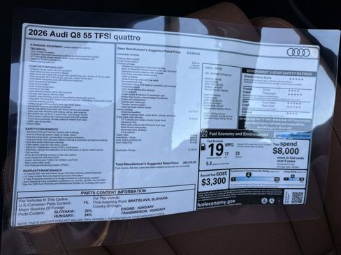 New 2026 Audi Q8 Prestige image 35