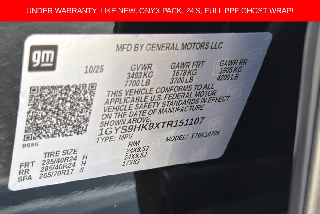 Used 2026 Cadillac Escalade V w/ LPO, ONYX Package AWD/4WD image 32