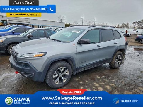 Used 2014 Jeep Cherokee Trailhawk w/ Leather Interior Group image 1