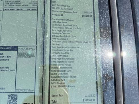 New 2025 GMC Sierra 1500 AT4 w/ AT4 Premium Package image 31