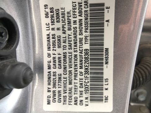 Used 2019 Honda Civic EX image 15