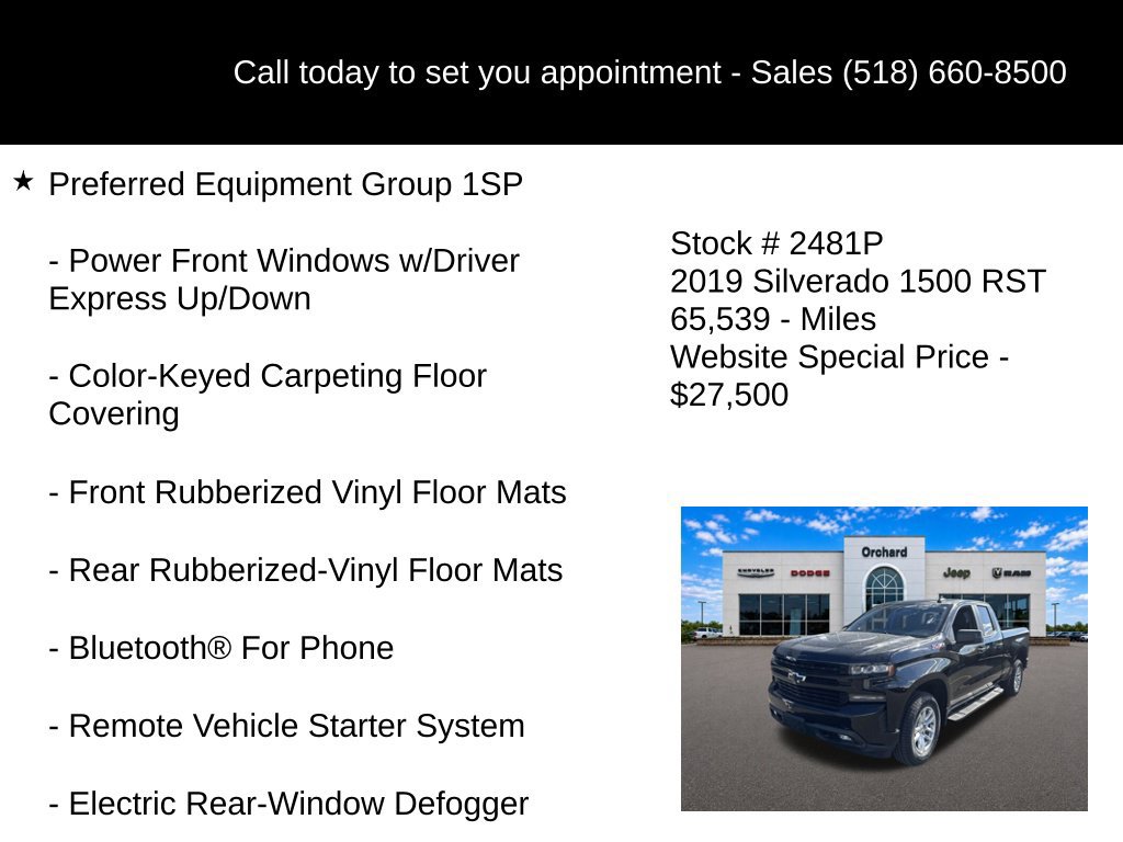 Used 2019 Chevrolet Silverado 1500 RST w/ All-Star Edition AWD/4WD image 10