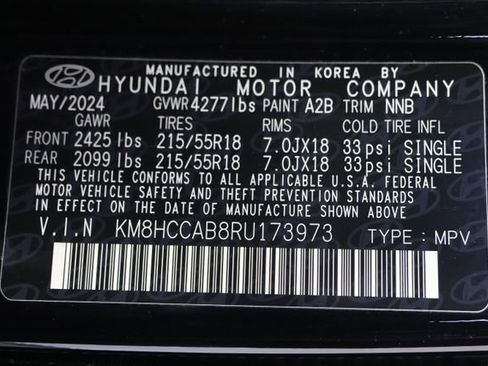Certified 2024 Hyundai Kona SEL w/ Convenience Package AWD/4WD image 29