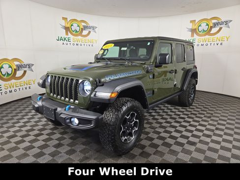 Certified 2023 Jeep Wrangler Unlimited Rubicon 4xe w/ Dual Top Group AWD/4WD image 4