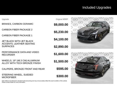 Used 2022 Cadillac CT5 V Blackwing w/ Carbon Fiber Package 2 RWD image 3