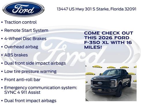 New 2026 Ford F350 XL w/ STX Appearance Package image 30