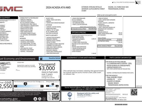 Certified 2024 GMC Acadia AT4 w/ Super Cruise Package AWD/4WD image 11