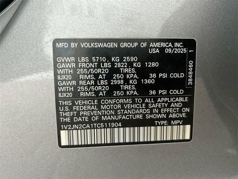 New 2026 Volkswagen Atlas SE image 52