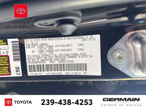 Used 2023 Toyota Tacoma TRD Sport w/ Advanced Technology Package AWD/4WD image 24