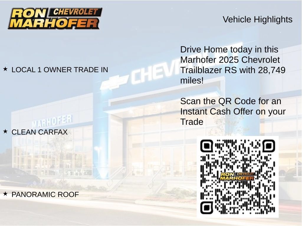 Used 2025 Chevrolet TrailBlazer RS w/ Convenience Package AWD/4WD image 15