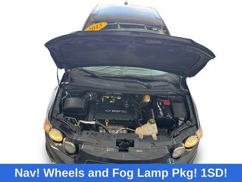 Used 2015 Chevrolet Sonic LT w/ Wheels and Fog Lamp Package FWD image 16