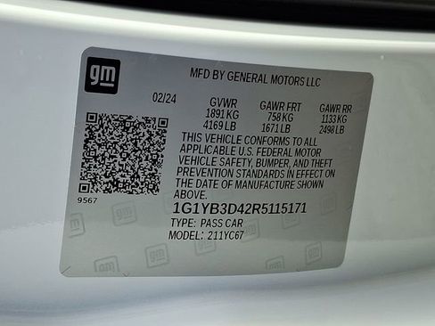 Used 2024 Chevrolet Corvette Stingray Preferred Conv w/ Z51 Performance Package image 28