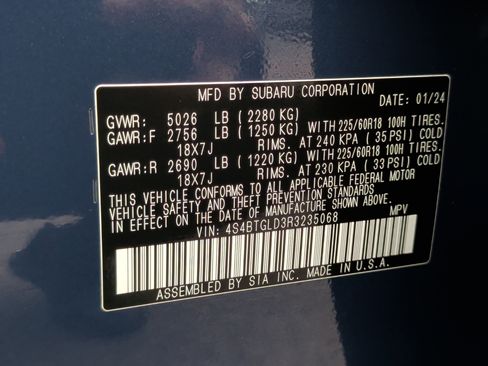 Used 2024 Subaru Outback Onyx Edition XT image 41