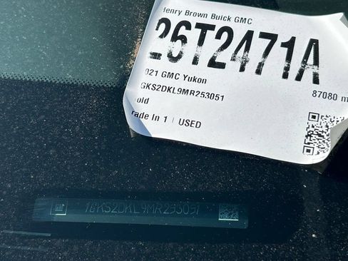 Used 2021 GMC Yukon Denali AWD/4WD image 3