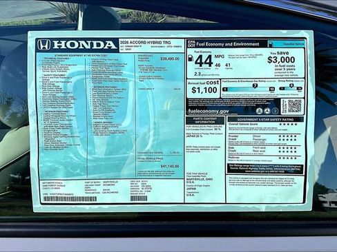 New 2026 Honda Accord Touring image 13