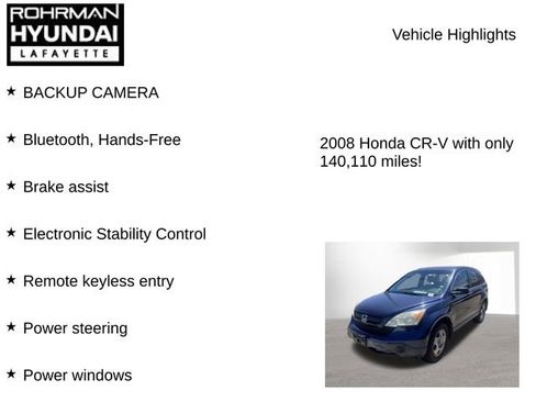 Used 2008 Honda CR-V LX image 7