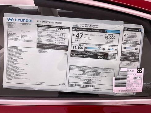 New 2025 Hyundai Sonata SEL image 14