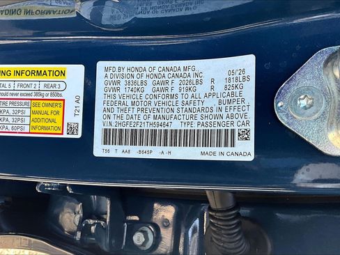 Certified 2026 Honda Civic LX image 33