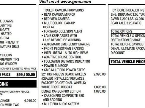 Used 2021 GMC Sierra 1500 Denali w/ Denali Ultimate Package image 7