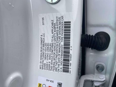 Certified 2025 Honda Accord SE image 17