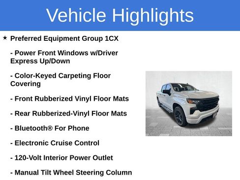 Used 2025 Chevrolet Silverado 1500 Custom RWD image 4