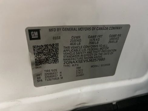 Used 2018 Chevrolet Equinox LT w/ Sun & Infotainment Package image 55