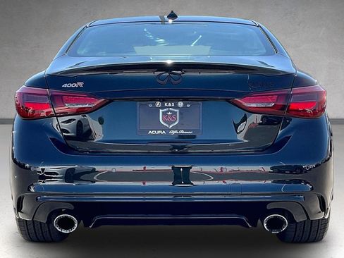 Used 2023 INFINITI Q50 Red Sport 400 w/ Black Opal Edition RWD image 4