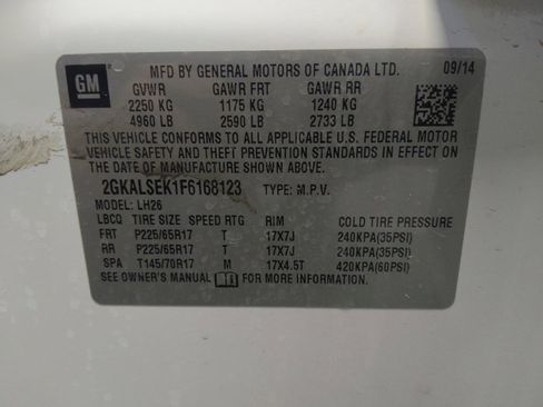 Used 2015 GMC Terrain SLT w/ Open Road Package FWD image 33
